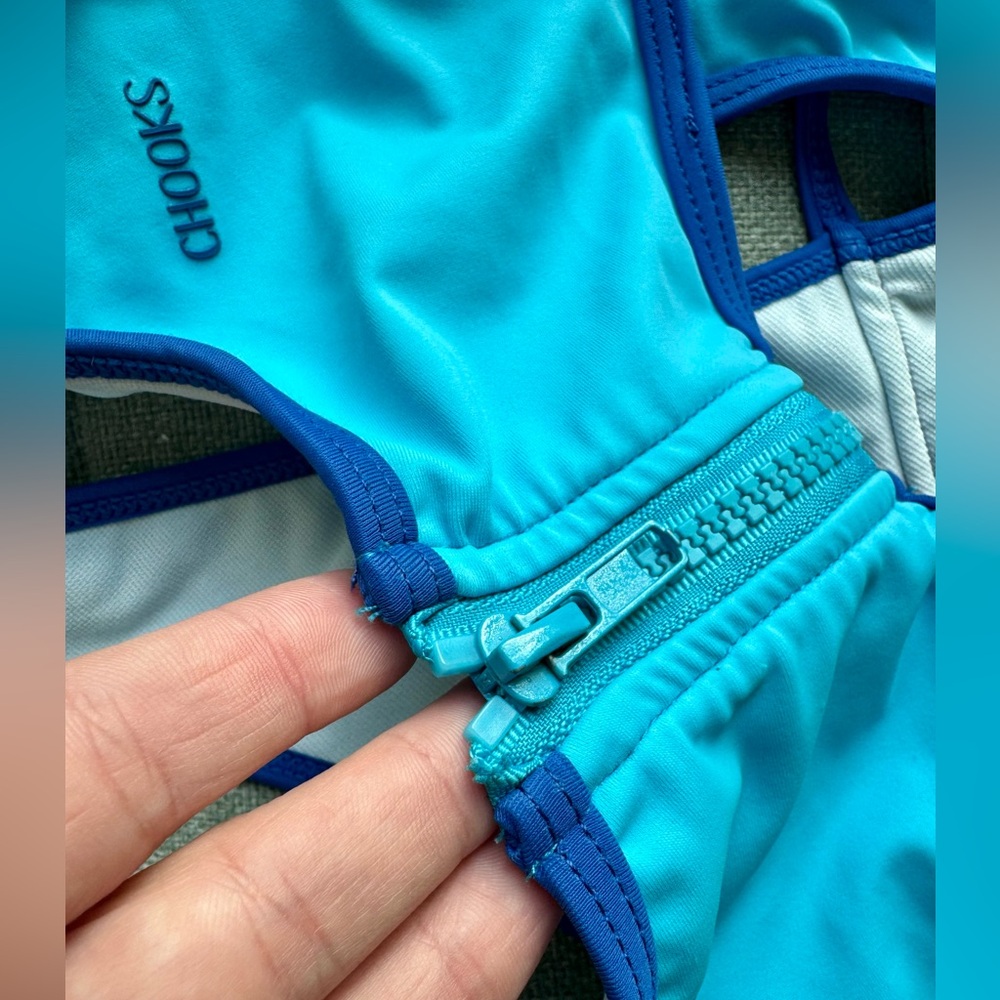 CHOOKS Boutine LA Sky Blue Contour One Piece - Picture 7 of 9